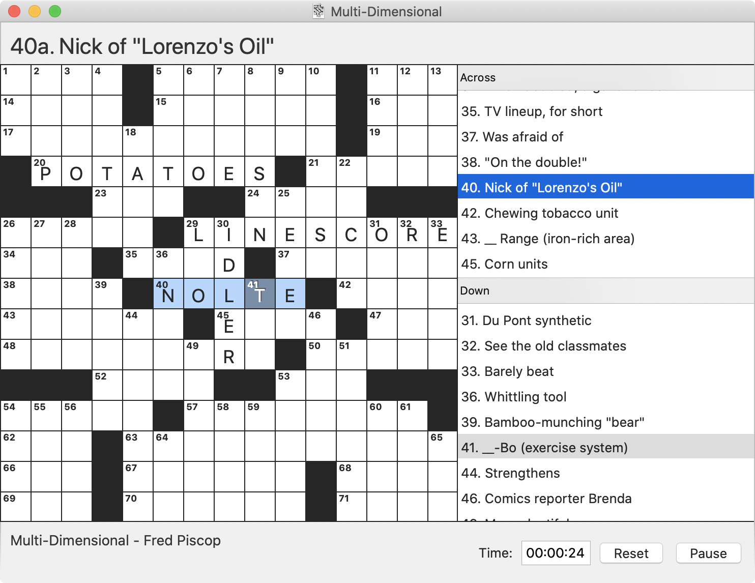 Crossword puzzle maker for mac
